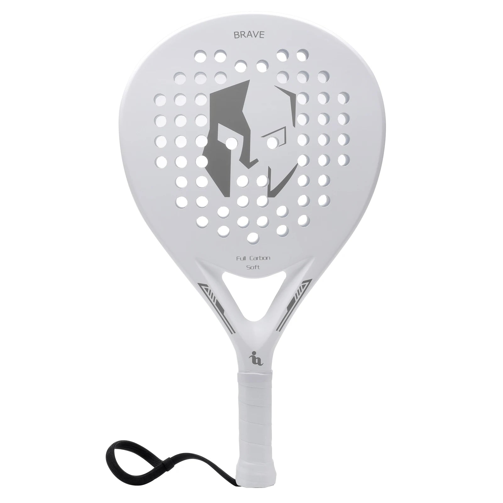 White Paddle Racket Brave Padel Racket - White – Padel Shop Direct